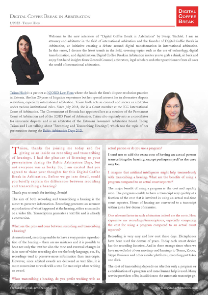 Edition 10 – Triinu Hiob