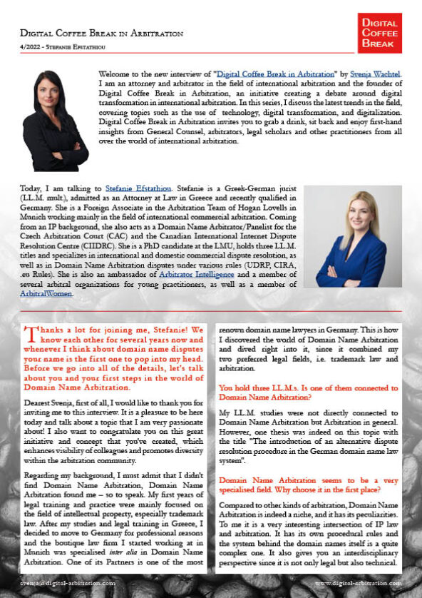 EDITION 12 – Stefanie Efstathiou