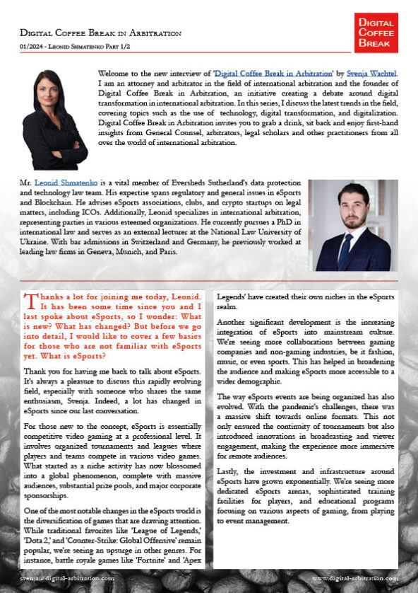 EDITION 16 – Leonid Shmatenko Part 1/2 EDITION 16 – Leonid Shmatenko Part 1/2